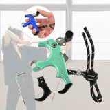 Maxbell Maxbell 3or4 Finger Grip Caliper Arrow Release Aids for Compound Bow Target Green
