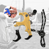 Maxbell Maxbell 3or4 Finger Grip Caliper Arrow Release Aids for Compound Bow Target Yellow