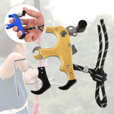 Maxbell Maxbell 3or4 Finger Grip Caliper Arrow Release Aids for Compound Bow Target Yellow