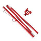 Maxbell Maxbell Outdoor Camping Lamp Pole Tent Folding Adjustable Adjustable Red