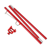 Maxbell Maxbell Outdoor Camping Lamp Pole Tent Folding Adjustable Adjustable Red