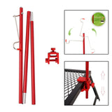 Maxbell Maxbell Outdoor Camping Lamp Pole Tent Folding Adjustable Adjustable Red