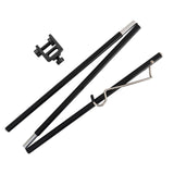 Maxbell Maxbell Outdoor Camping Lamp Pole Tent Folding Adjustable Adjustable Black