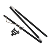 Maxbell Maxbell Outdoor Camping Lamp Pole Tent Folding Adjustable Adjustable Black