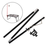 Maxbell Maxbell Outdoor Camping Lamp Pole Tent Folding Adjustable Adjustable Black