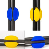 Maxbell Maxbell Rubber Fishing Rod Storage Puller DIY Stop Holder Most Types for Home Blue