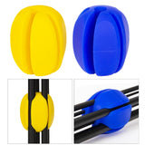 Maxbell Maxbell Rubber Fishing Rod Storage Puller DIY Stop Holder Most Types for Home Blue