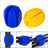 Maxbell Maxbell Rubber Fishing Rod Storage Puller DIY Stop Holder Most Types for Home Blue
