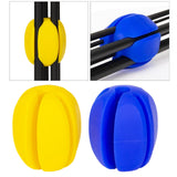 Maxbell Maxbell Rubber Fishing Rod Storage Puller DIY Stop Holder Most Types for Home Blue