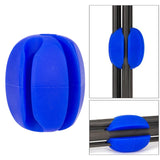 Maxbell Maxbell Rubber Fishing Rod Storage Puller DIY Stop Holder Most Types for Home Blue