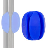 Maxbell Maxbell Rubber Fishing Rod Storage Puller DIY Stop Holder Most Types for Home Blue