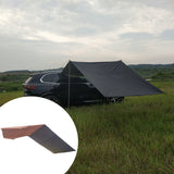 Maxbell Maxbell Portable Car Side Tent Sun Canopy Rainproof Sunshade for Camping beach Khaki 300x150cm