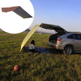 Maxbell Maxbell Portable Car Side Tent Sun Canopy Rainproof Sunshade for Camping beach Khaki 440x200cm
