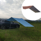 Maxbell Maxbell Portable Car Side Tent Sun Canopy Rainproof Sunshade for Camping beach Khaki 440x200cm
