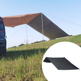 Maxbell Maxbell Portable Car Side Tent Sun Canopy Rainproof Sunshade for Camping beach Black 440x200cm