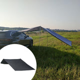 Maxbell Maxbell Portable Car Side Tent Sun Canopy Rainproof Sunshade for Camping beach Black 440x200cm