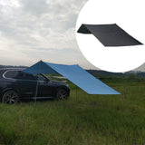 Maxbell Maxbell Portable Car Side Tent Sun Canopy Rainproof Sunshade for Camping beach Black 440x200cm