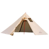 Maxbell Maxbell Hot Tent with Flue Pipe Window Waterproof 4 Season for Bushcraft Khaki