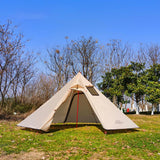 Maxbell Maxbell Hot Tent with Flue Pipe Window Waterproof 4 Season for Bushcraft Khaki