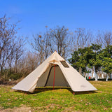 Maxbell Maxbell Hot Tent with Flue Pipe Window Waterproof 4 Season for Bushcraft Khaki