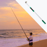 Maxbell Maxbell Portable Fishing Rod Ultralight Fiberglass Telescopic Pole 3.6M White