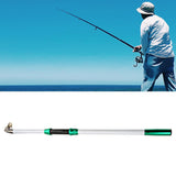 Maxbell Maxbell Portable Fishing Rod Ultralight Fiberglass Telescopic Pole 3.6M White