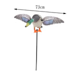 Maxbell Mallard Drake Flapping Wing Motion Motorized Duck Decoy for Outdoor Decor Male - Aladdin Shoppers
