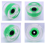 Maxbell Maxbell 70mm Skateboard Wheels Longboard LED for Street Skating Green Black