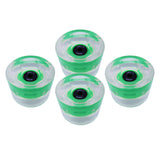 Maxbell Maxbell 70mm Skateboard Wheels Longboard LED for Street Skating Green Black