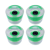 Maxbell Maxbell 70mm Skateboard Wheels Longboard LED for Street Skating Green Black