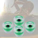 Maxbell Maxbell 70mm Skateboard Wheels Longboard LED for Street Skating Green Black