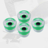 Maxbell Maxbell 70mm Skateboard Wheels Longboard LED for Street Skating Green Black