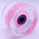 Maxbell Maxbell 70mm Skateboard Wheels Longboard LED for Street Skating Pink Purple