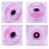 Maxbell Maxbell 70mm Skateboard Wheels Longboard LED for Street Skating Pink Purple
