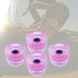 Maxbell Maxbell 70mm Skateboard Wheels Longboard LED for Street Skating Pink Purple