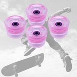 Maxbell Maxbell 70mm Skateboard Wheels Longboard LED for Street Skating Pink Purple