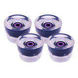 Maxbell Maxbell 70mm Skateboard Wheels Longboard LED for Street Skating Black Purple