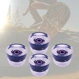 Maxbell Maxbell 70mm Skateboard Wheels Longboard LED for Street Skating Black Purple