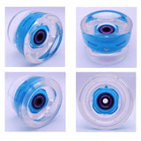 Maxbell Maxbell 70mm Skateboard Wheels Longboard LED for Street Skating Light Blue Purple