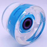 Maxbell Maxbell 70mm Skateboard Wheels Longboard LED for Street Skating Light Blue Purple