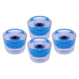 Maxbell Maxbell 70mm Skateboard Wheels Longboard LED for Street Skating Light Blue Purple