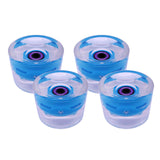 Maxbell Maxbell 70mm Skateboard Wheels Longboard LED for Street Skating Light Blue Purple