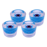 Maxbell Maxbell 70mm Skateboard Wheels Longboard LED for Street Skating Light Blue Purple