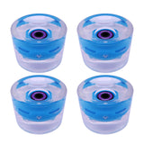 Maxbell Maxbell 70mm Skateboard Wheels Longboard LED for Street Skating Light Blue Purple