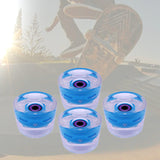 Maxbell Maxbell 70mm Skateboard Wheels Longboard LED for Street Skating Light Blue Purple