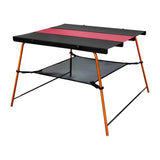 Maxbell Maxbell Outdoor Folding Table Aluminum Collapsible for Travel Hiking Black Red