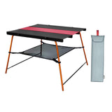 Maxbell Maxbell Outdoor Folding Table Aluminum Collapsible for Travel Hiking Black Red