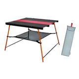 Maxbell Maxbell Outdoor Folding Table Aluminum Collapsible for Travel Hiking Black Red