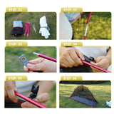 Maxbell Maxbell Instant Camping Tent One Person Waterproof for Traveling Single Person