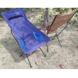 Maxbell Lightweight Folding Moon Chair Camping Seat for Garden Dark Blue